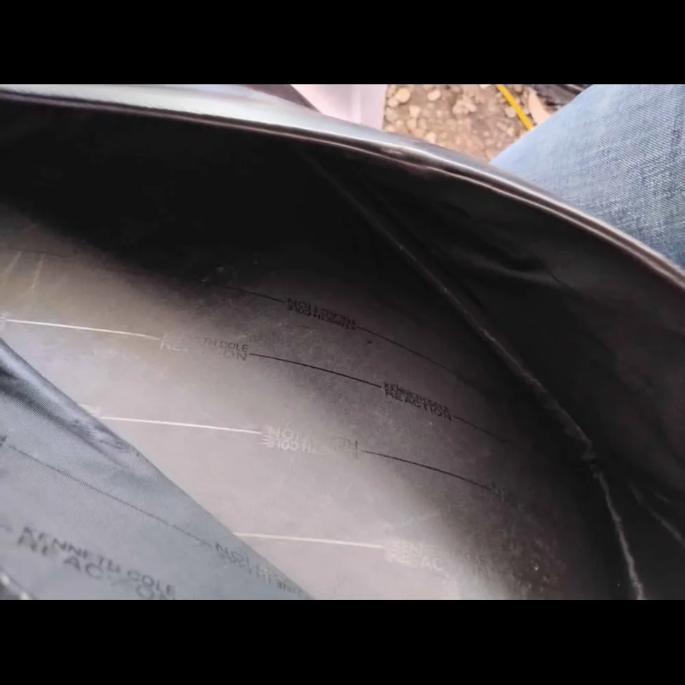 Black Leather Kenneth Cole Laptop Bag